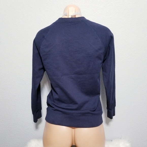 J. Crew Mercantile blue FRIDAY sweater top blouse XXS - Picture 4 of 6